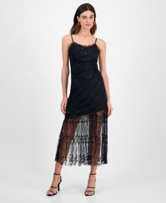 14th Place - Juniors' Asymmetrical Lace Dress