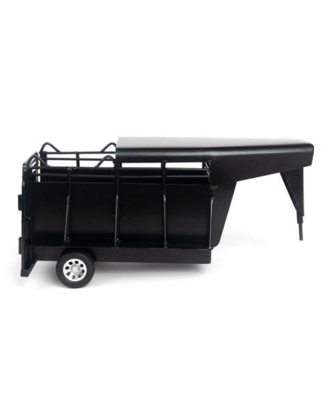 Детские игрушки Little Buster Toys 1/16 Gooseneck Half Top Functioning Back Tailgate All-Metal Trailer