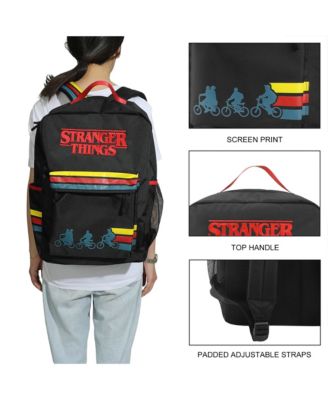 Logo & Silhouettes Black 18.5" Backpack