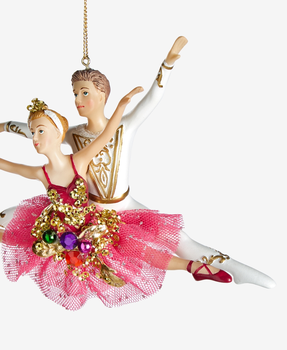 Holiday Lane Ballet Embellished Duet Ornament, Macy's Exclusive In Multi
