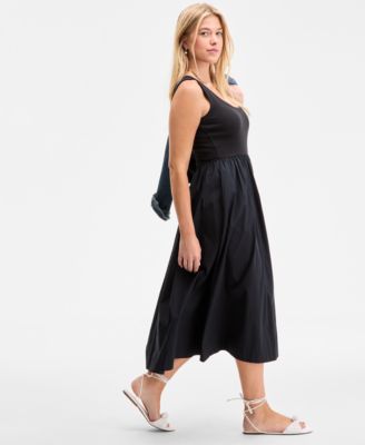 Women's Sleeveless Scoop-Neck Midi Dress, Exclusively at Macy's
