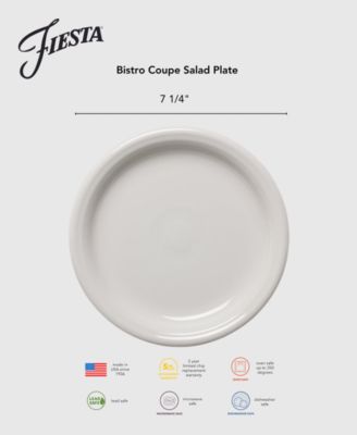 Vibrant Bistro Coupe Salad Plates, Set of 4