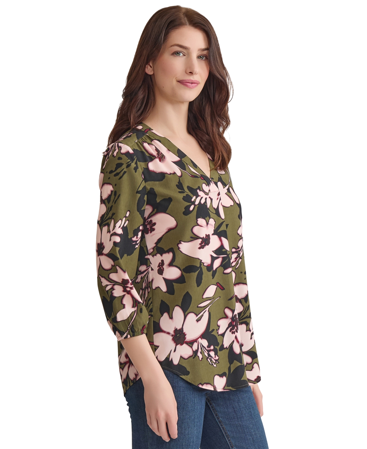 Jones New York Floral Print Tunic