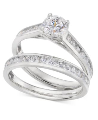 Macy's - Diamond Solitaire Plus Bridal Set (2 ct. t.w.)