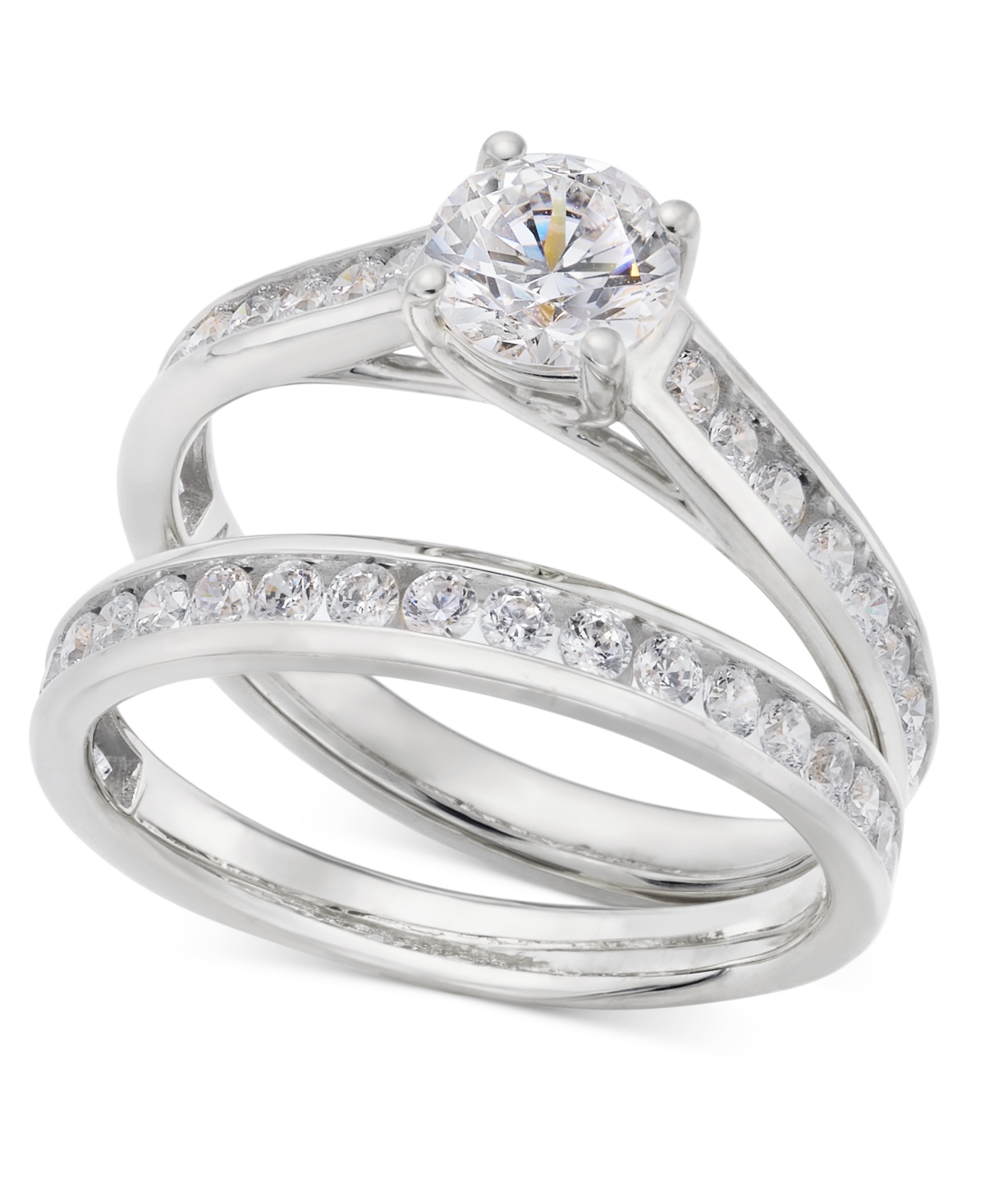Diamond Bridal Set (1 1/2 ct. t.w.) in 14k White or Yellow Gold - Yellow Gold