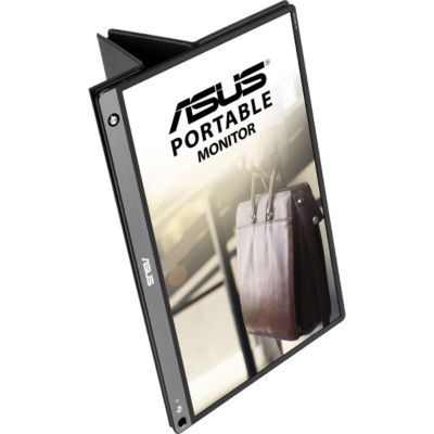 ZenScreen Go MB16AHP 15.6" Full HD IPS LCD Monitor with Built-In Speakers, 1920x1080, USB Type-C, Micro HDMI