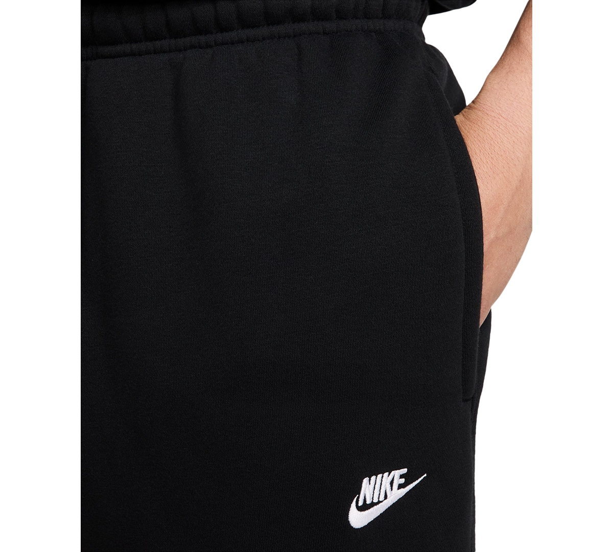 Nike Men's Club Fleece Cargo Pants In Black