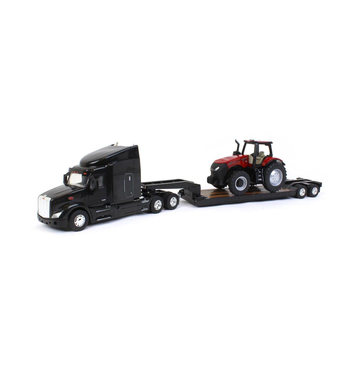 Детские игрушки TOMY 1/32 Case IH AFS Connect Magnum 380 with Peterbilt Model 579 — фото 1