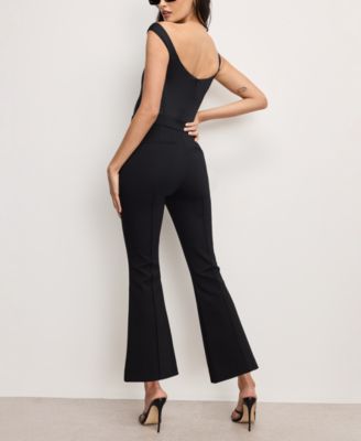 Women's Soft-Stretch Ponte Kick-Flare Pants, Regular & Plus Size