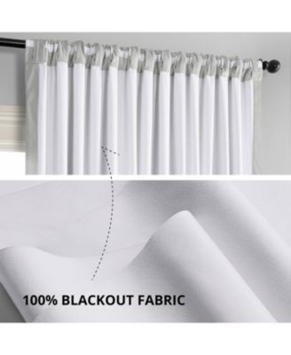 Signature Extra Wide Velvet Blackout Curtain