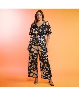 Plus Size Noosa Satin Jumpsuit