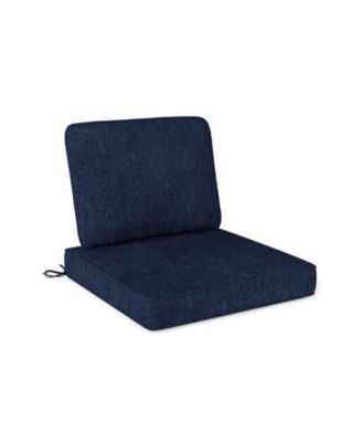 2-Pack Outdoor Patio Cushion Set with Removable Covers