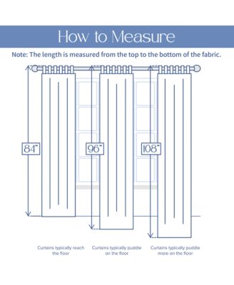 Insect Shield Leno Stripe Tab Top Curtain Panel, 52"Wx 96"L