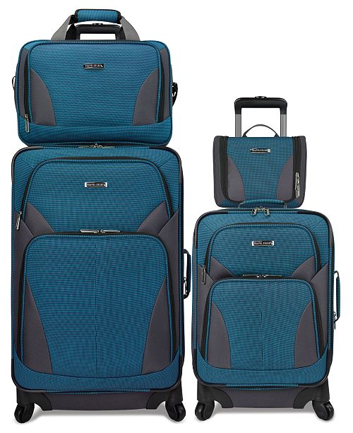 Travel Select CLOSEOUT! Allentown 4 Piece Spinner Luggage Set, Created for Macy&#39;s & Reviews ...