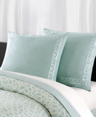 Echo Sardinia European Sham Reviews Bedding Collections Bed