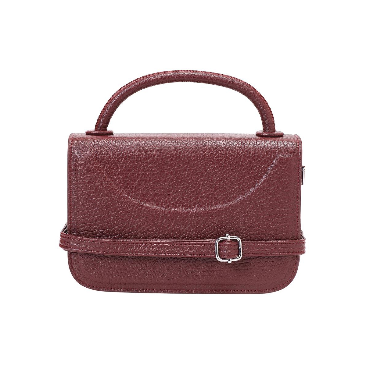 Women's The Envelope-Box Hand Bag - Cherry Red - Red