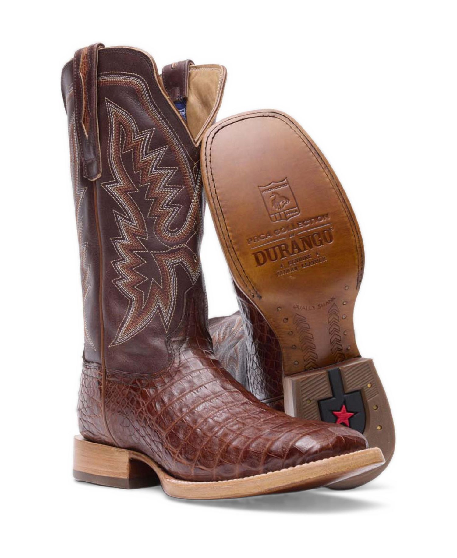 Men's PRCA Collection Caiman Belly Western Boot