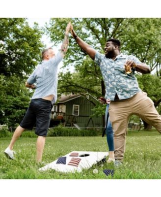 Set of 8 Premium Weather Resistant Regulation Size and Weight Cornhole Bean Bags.