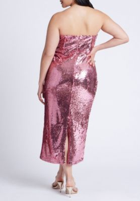 Women's Corset Bodice Sequin Dress