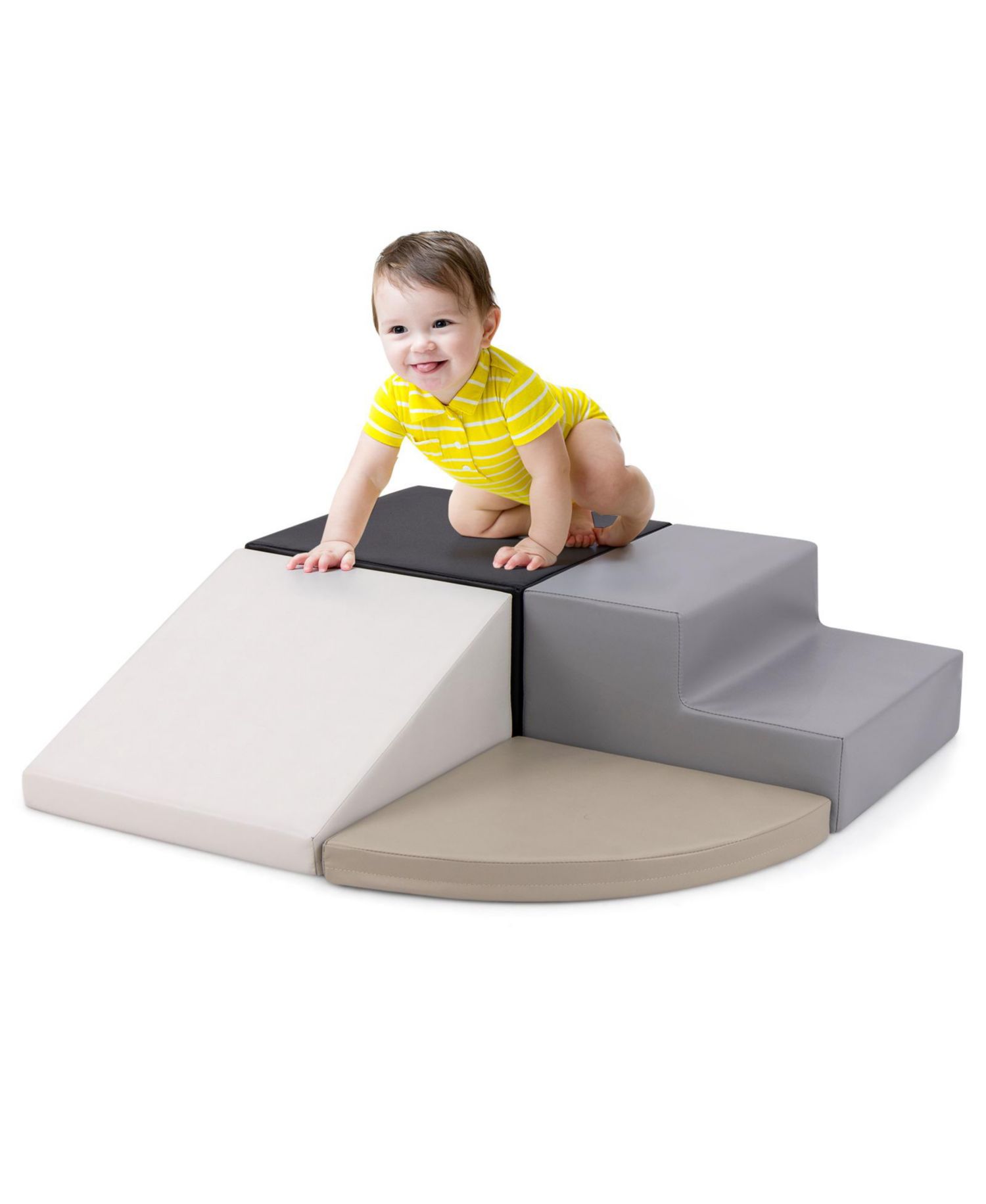 Kids 4-Piece Climb and Crawl Foam Block Play Set