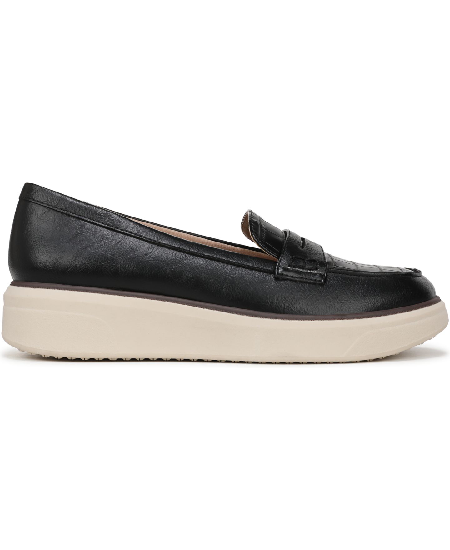 Женские туфли LifeStride Chelsea Round Toe Platform Penny, цвет: Чёрная искусственная кожа — фото 2