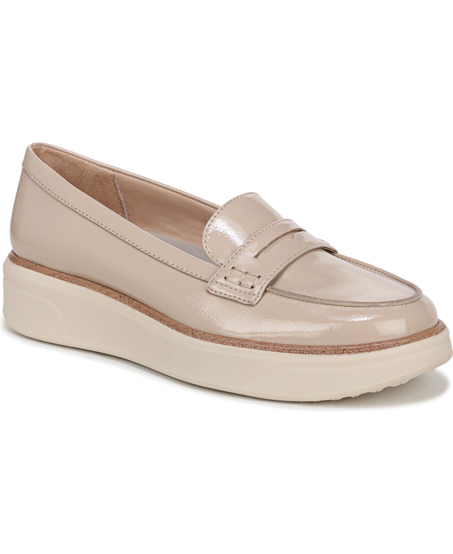 Women's Chelsea Round Toe Platform Penny Loafers