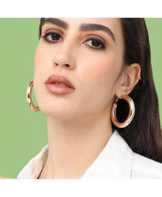 Women's Chunky Hoop Earrings