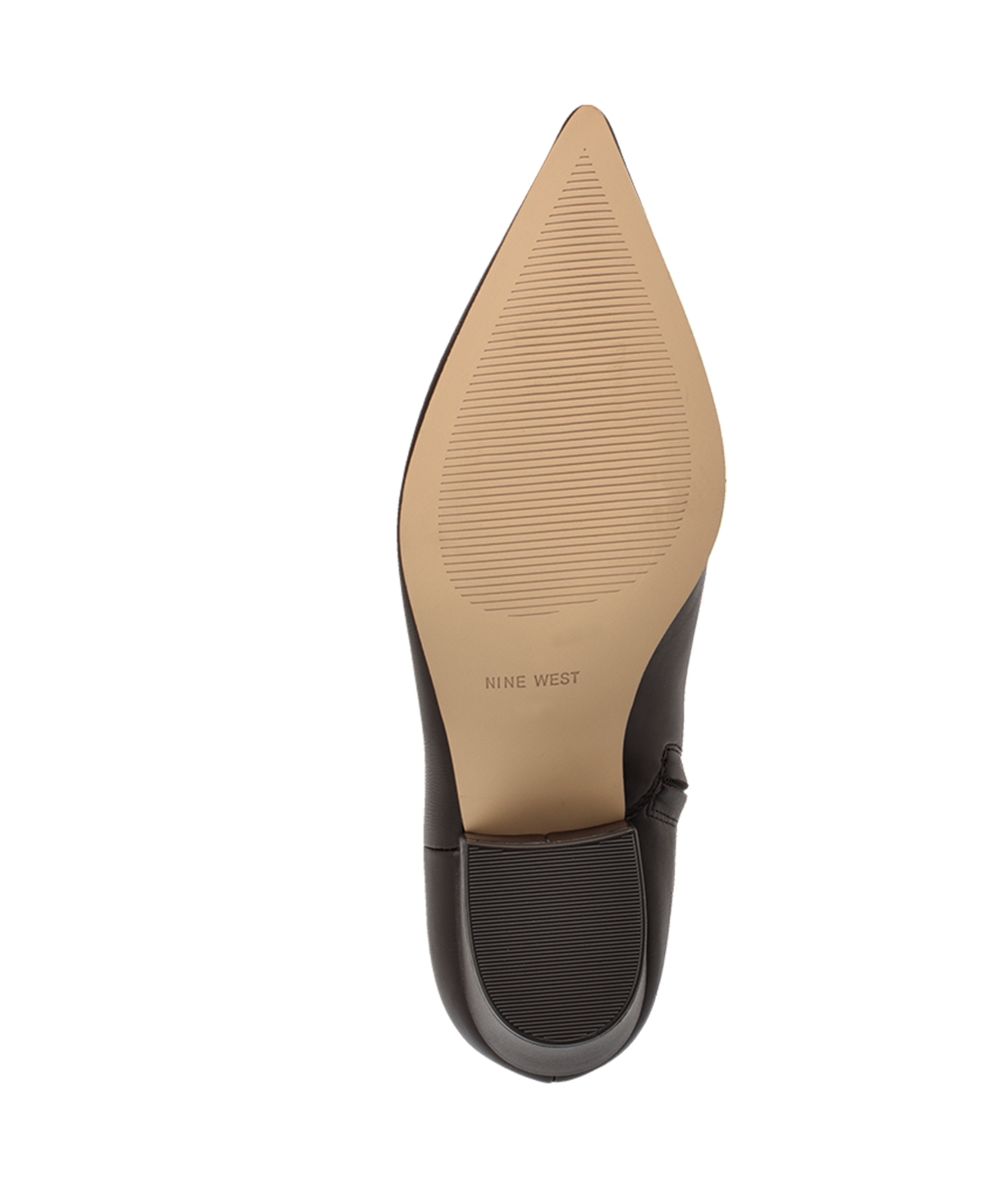 Nine West Savie Block Heel Bootie In Brown