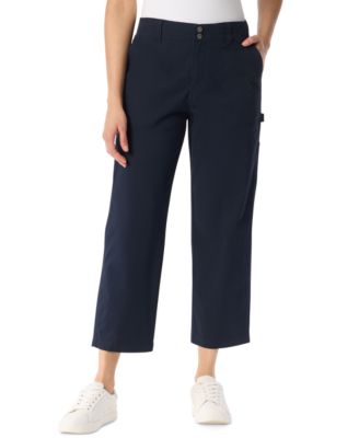 Women's High Rise Cropped Cargo Pants