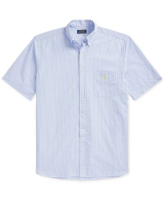 Polo Ralph Lauren Men's Big & Tall Seersucker Shirt - Macy's