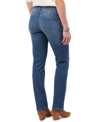 Petite "Ab"solution High-Rise Straight-Leg Jeans