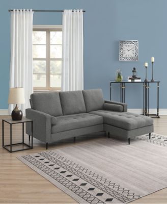 82" Polyester Lexington Reversible Sectional, Created for Macy's