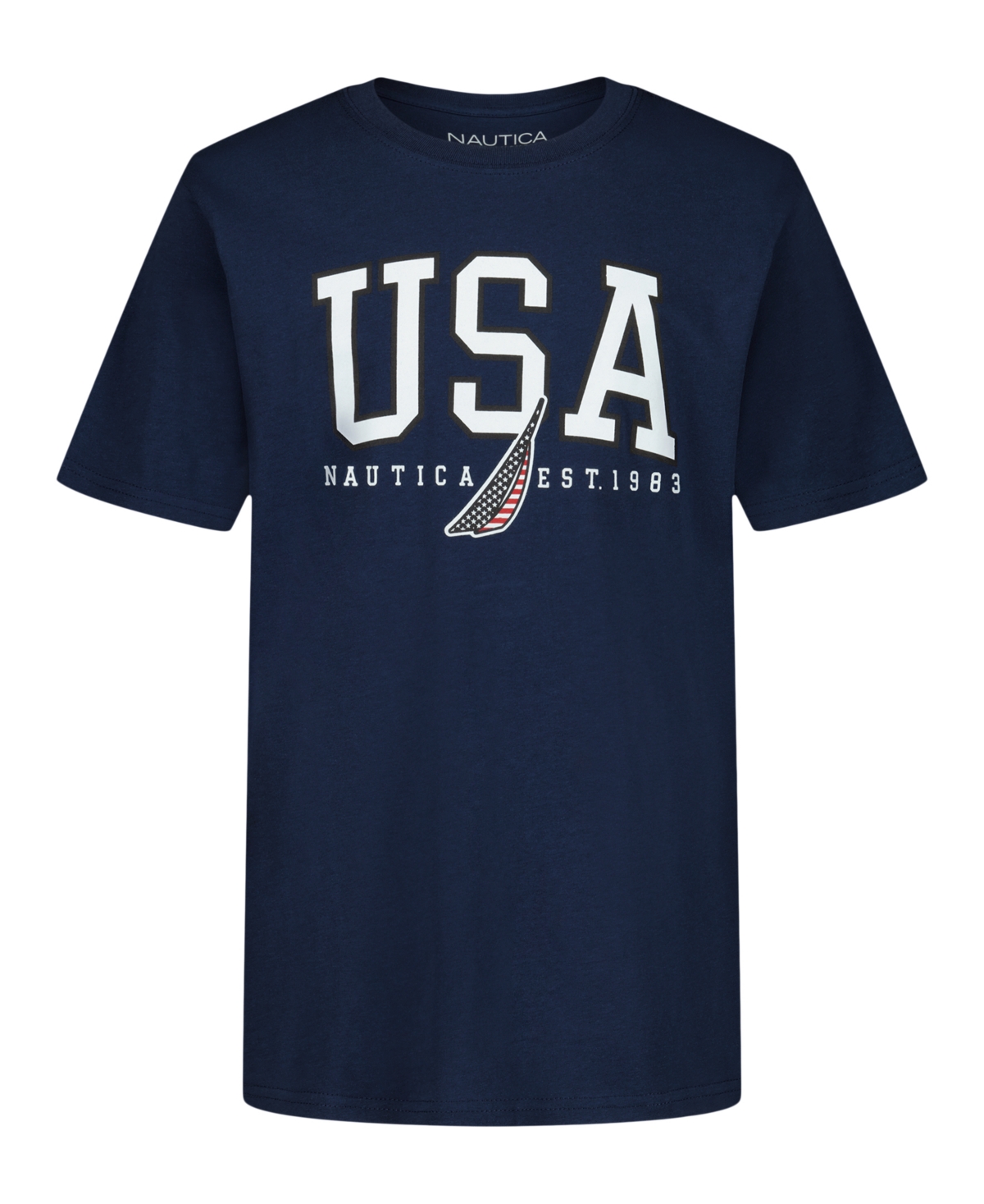 Nautica Big Boys Usa Short Sleeve T-Shirt