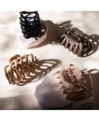 Extra Large Matte Claw Clip - Camel