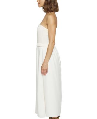 Women's Tube Dress With Woven Skirt