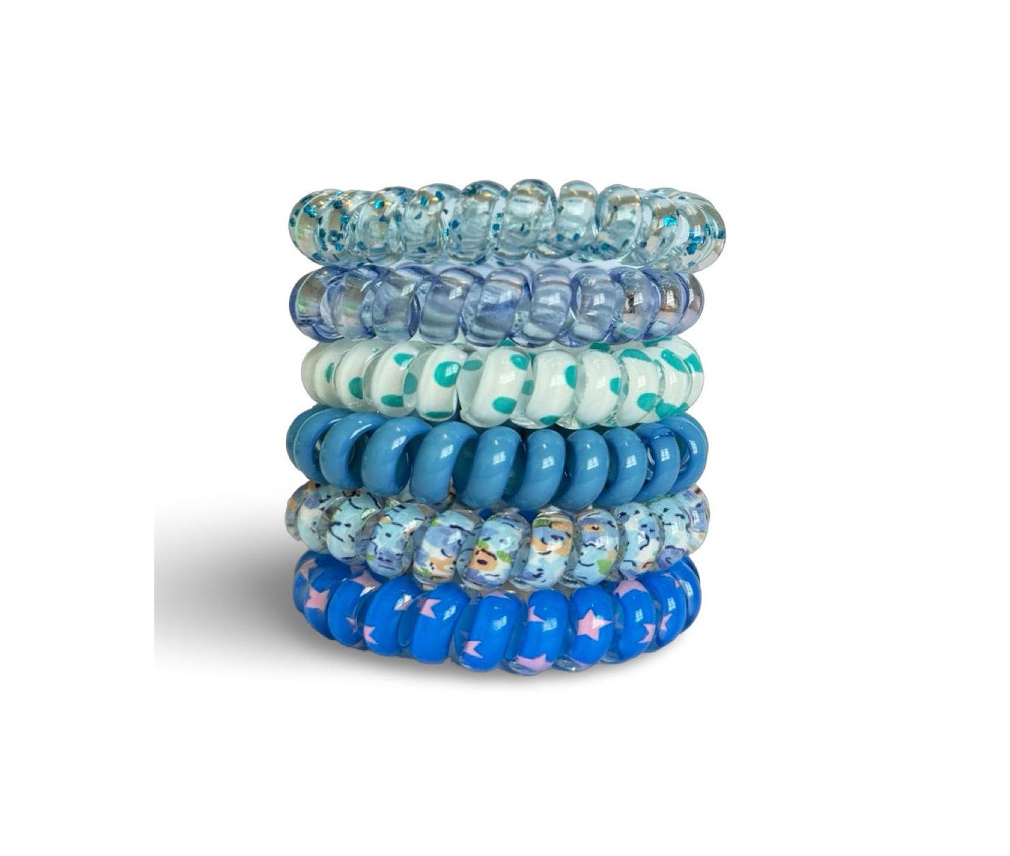 Женские аксессуары для волос Headbands of Hope Hair Tie Set - Blue Bliss, цвет: Синий — фото 1
