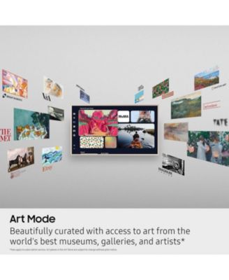 The Frame LS03F QLED 4K Smart TV Bundle, Quantum HDR, Art Mode, Slim Fit Wall Mount, Alex