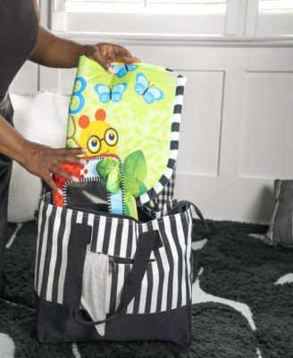 Infant Discovery Garden Tummy Time Mat Mirror