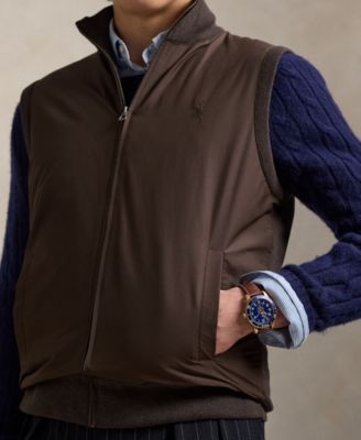 Men's Hybrid Full-Zip Sweater Vest