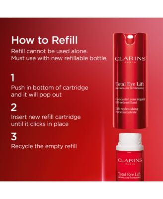 Clarins Total Eye Lift Eye Cream In Transparent