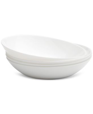 Arch Studio - Set of Opal Glass Dinner Bowls, Set of 4
