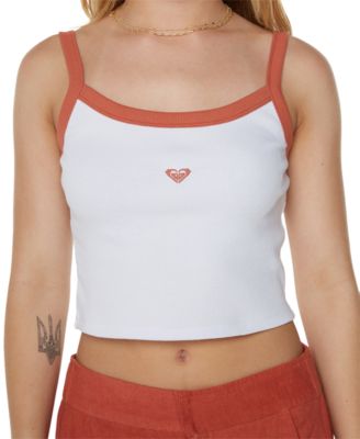 Juniors' Sand Bar Sleeveless Crop Top