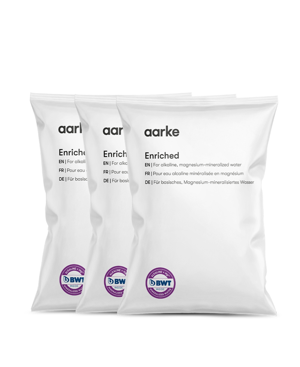 Aarke Enriched Filter Refill Granules, 3-pack In White