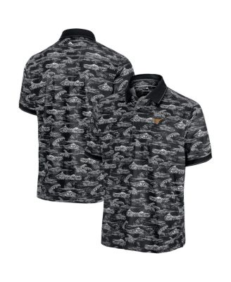 Tommy Bahama - Men's Black Texas Longhorns Sport Bay View IslandZone Polo Shirt