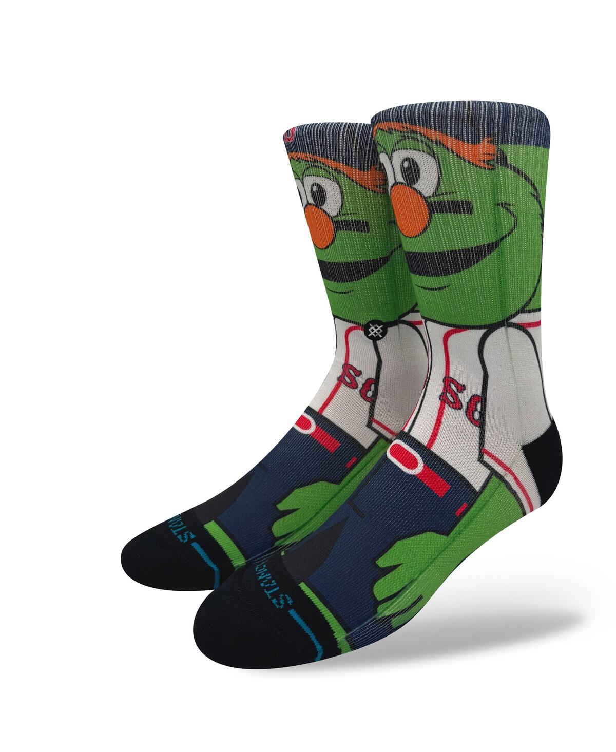 Men's and Women'sÂ Boston Red Sox Mascot Crew Socks - Red