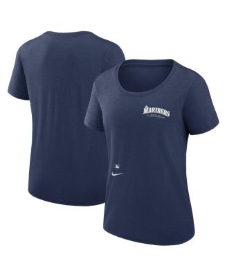 Nike - Women's Navy Seattle Mariners Authentic Collection Performance Scoop Neck T-Shirt