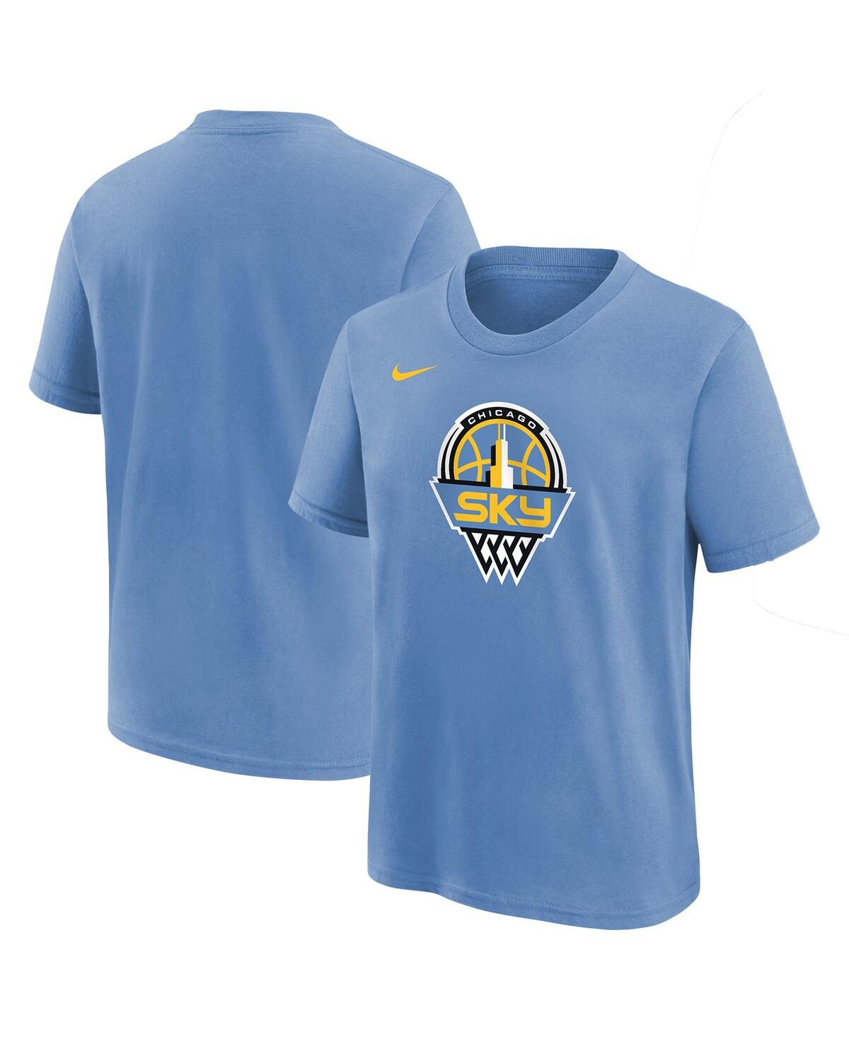 Nike Kids' Youth  Sky Blue Chicago Sky Essential Logo T-shirt