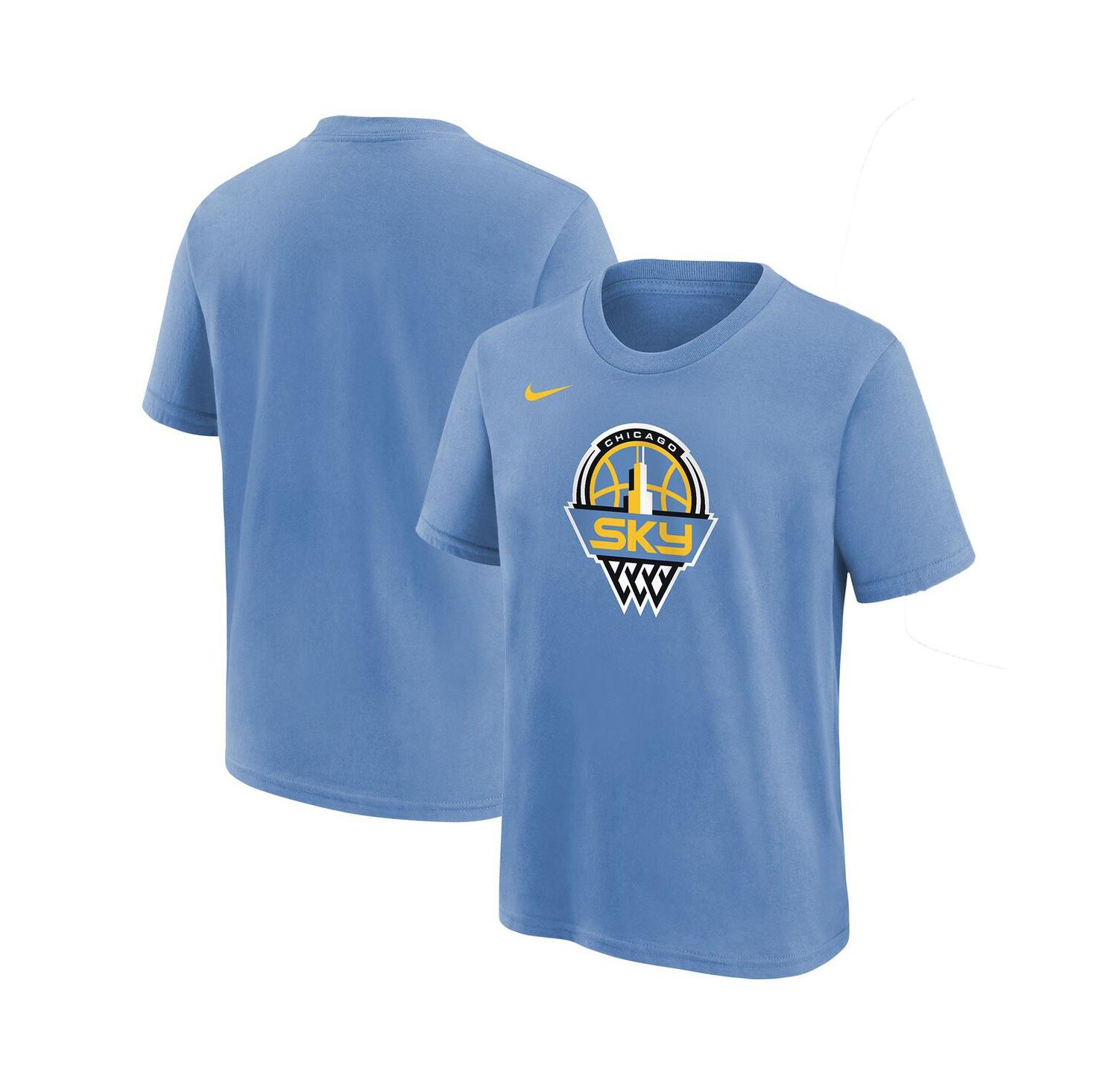 Big Boys and Girls Sky Blue Chicago Sky Essential Logo T-Shirt