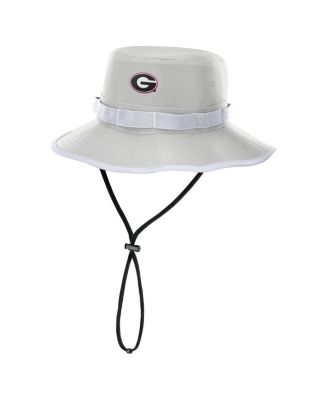 Nike - Men's Gray Georgia Bulldogs 2025 Sideline Apex Boonie Bucket Hat