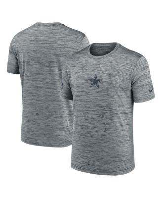 Nike - Men's Gray Dallas Cowboys Sideline Velocity Performance T-Shirt